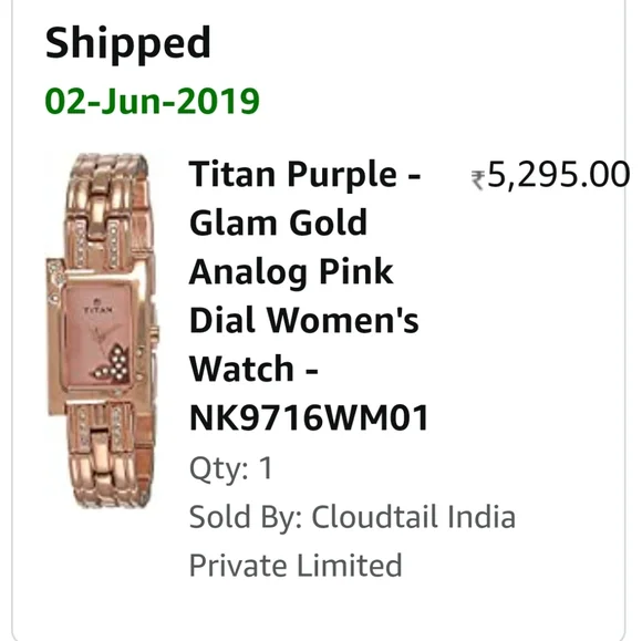 Titan watch. - Picture 6 of 9